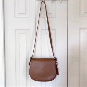 Coach Brown Glove Tanned Leather Saddle 23 Bag